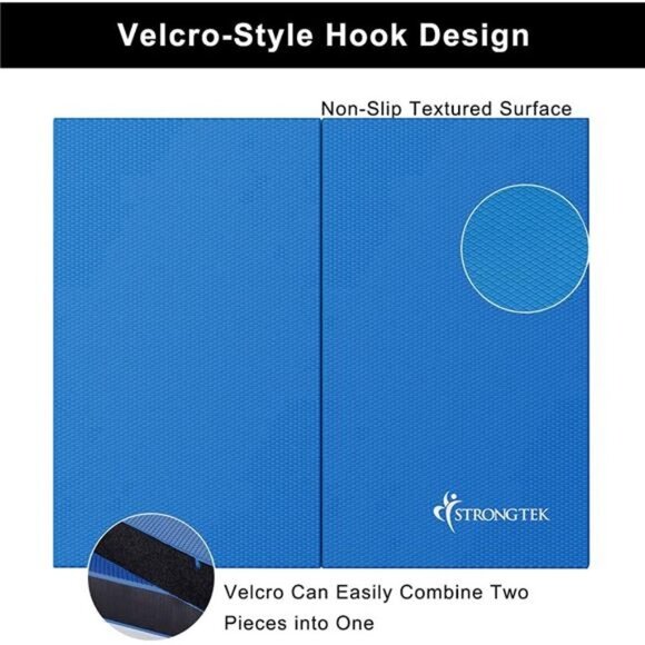 Balance Pad, Balancing Foam Pad, Large 2 in 1 Yoga Foam Cushion Exercise Mat - Picture 3 of 6